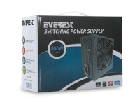Everest EPS-500A Real 500W 4*SATA 12cm Fanlı Oyuncu PC Destekli Power Supply - 1